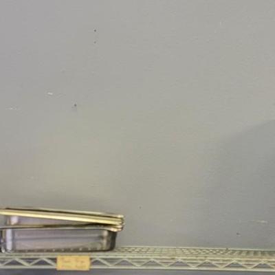 Stainless Steel pans, lid and food tubs