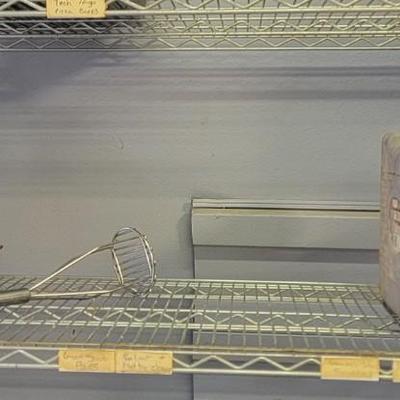 Stainless Steel Pans, strainer, potato masher