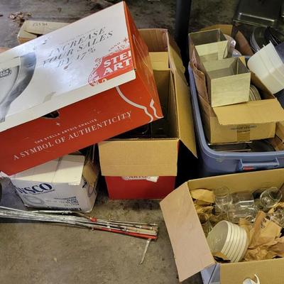 All boxes with glassware