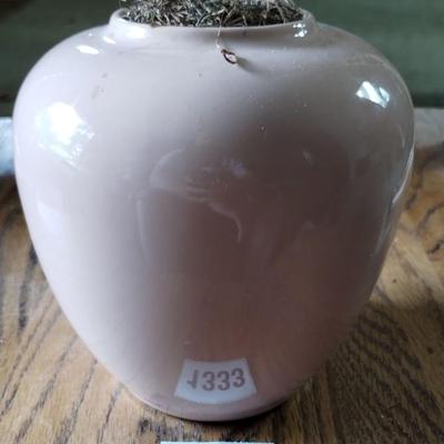 Pink Fake Plant Vase