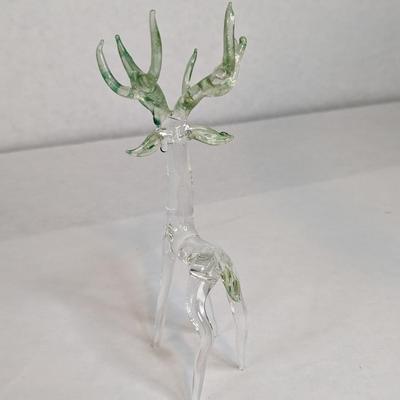 Hand Blown Glass Deer