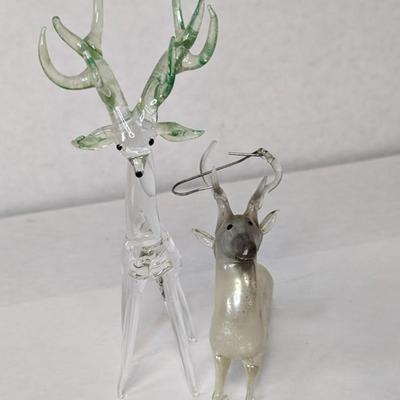 Hand Blown Glass Deer
