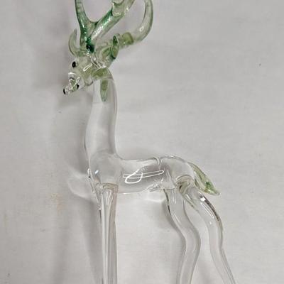 Hand Blown Glass Deer