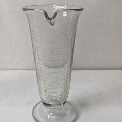 Antique Etched Measuring Beakers
