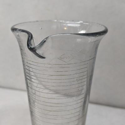 Antique Etched Measuring Beakers