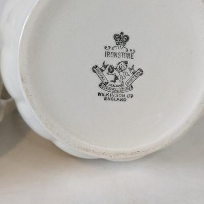 White Ironstone Pitchers