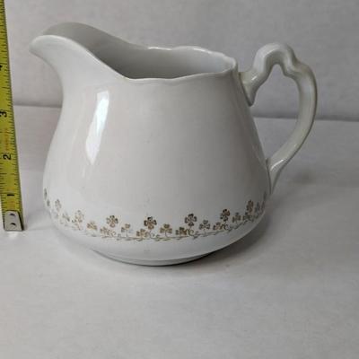 White Ironstone Pitchers