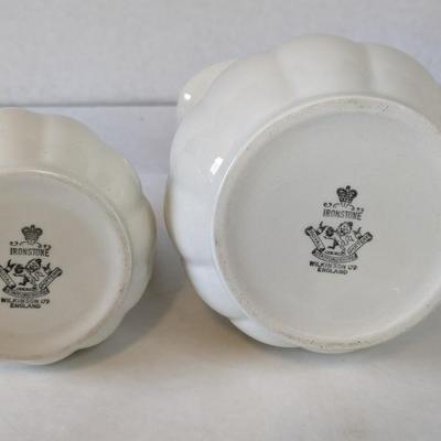 White Ironstone Pitchers