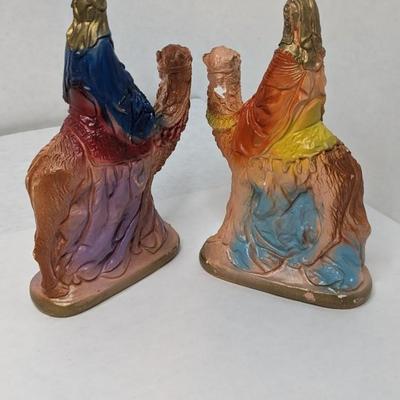 Chalkware Nativity Scene