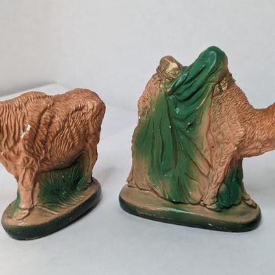 Chalkware Nativity Scene