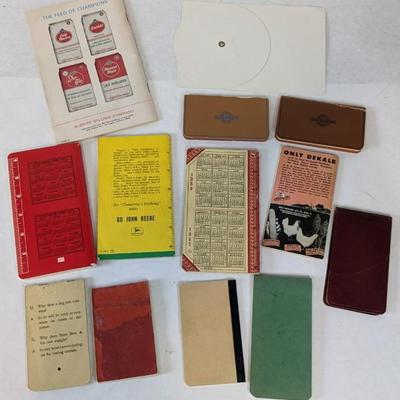 Agriculture Ledgers, Pocket Books, and Ephemera