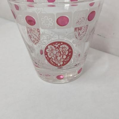 Red Glass Tumbler Assortment