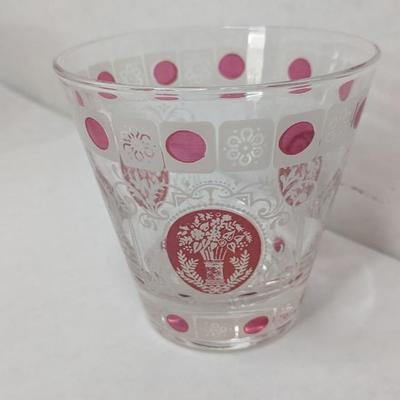 Red Glass Tumbler Assortment