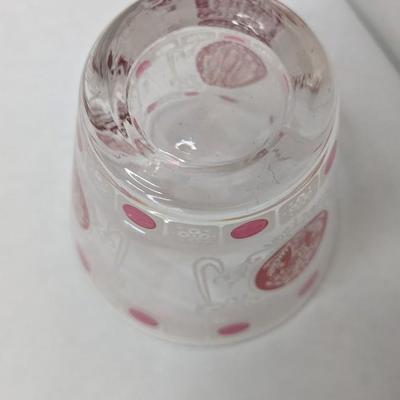 Red Glass Tumbler Assortment