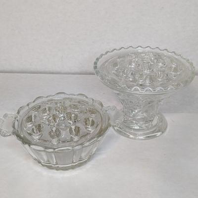 Self Watering Glass Flower Frogs