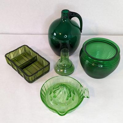 Green Glass Assortment