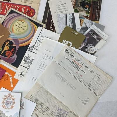 Antique Ephemera