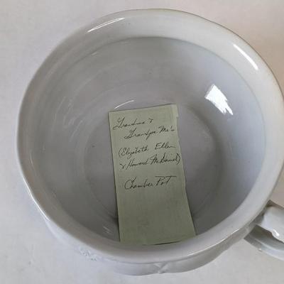 J & G Meakin Ironstone Chamber Pot