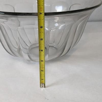 Antique Ornate and Oversized Punch Bowl and Plattter