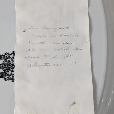 White Ironstone Platters