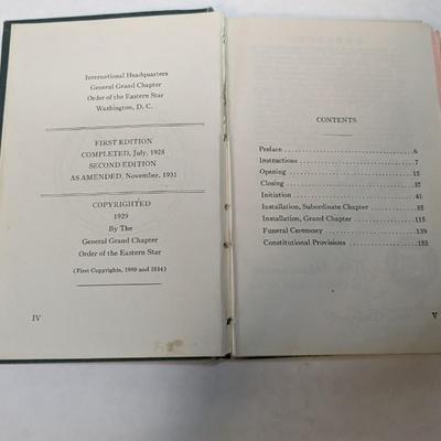 Order of the Eastern Star Masonic Memorabilia