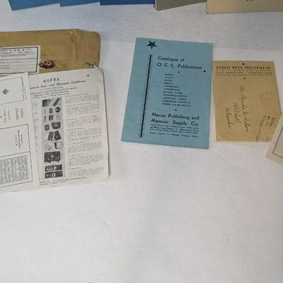 Order of the Eastern Star Masonic Memorabilia