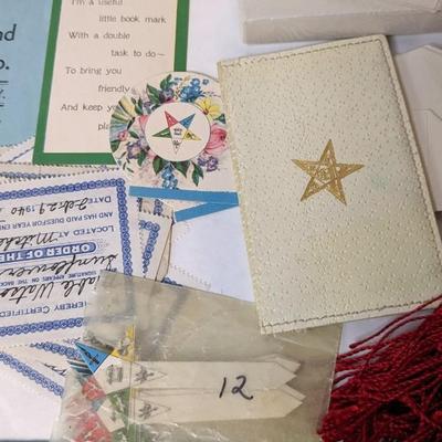 Order of the Eastern Star Masonic Memorabilia
