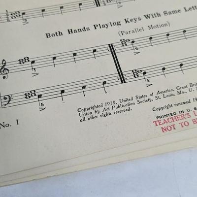 Vintage Teachers Sheet Music