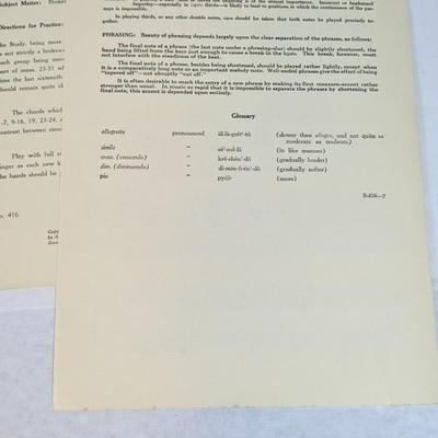 Vintage Teachers Sheet Music