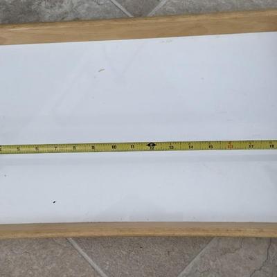 Glass and Iron Shelf and Trays