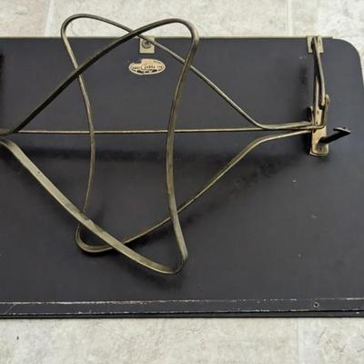 Glass and Iron Shelf and Trays