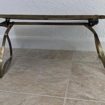 Glass and Iron Shelf and Trays