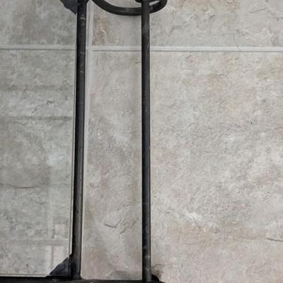 Glass and Iron Shelf and Trays