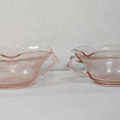 Pink Depression Glass 