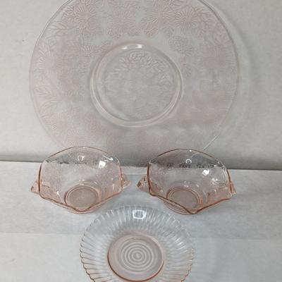 Pink Depression Glass 