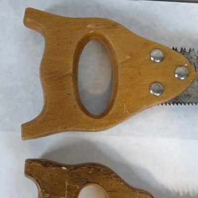 Double Edged Wood Handle Hand Saws