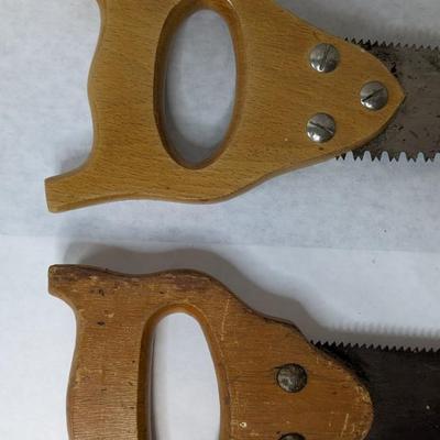 Double Edged Wood Handle Hand Saws