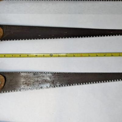 Double Edged Wood Handle Hand Saws