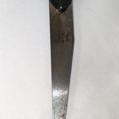 Double Edged Wood Handle Hand Saws
