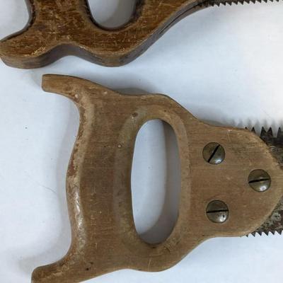 Double Edged Wood Handle Hand Saws