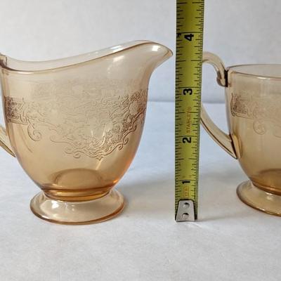 Fostoria Glass Vesper Amber Serveware