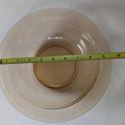 Fostoria Glass Vesper Amber Serveware