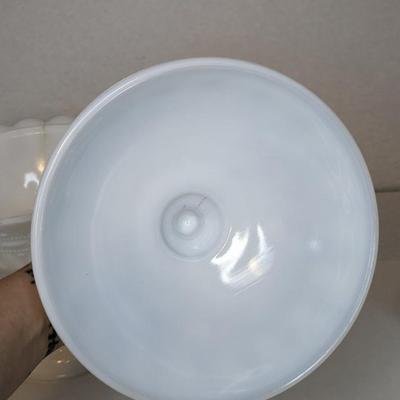 Kemple Lace Milk Glass Assortment