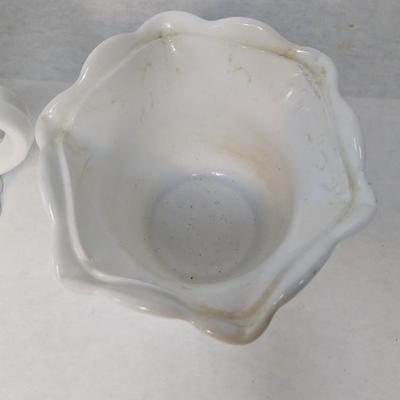 Kemple Lace Milk Glass Assortment