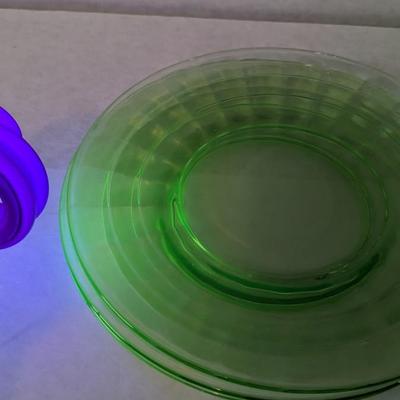Blue Depression and Uranium Glass