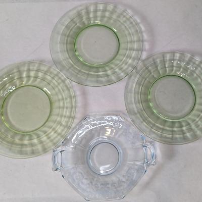 Blue Depression and Uranium Glass