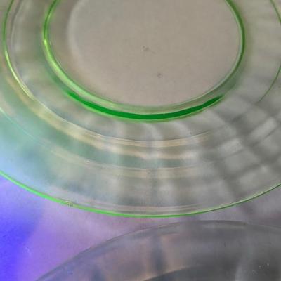 Blue Depression and Uranium Glass