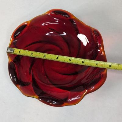 Red Fenton Glass 