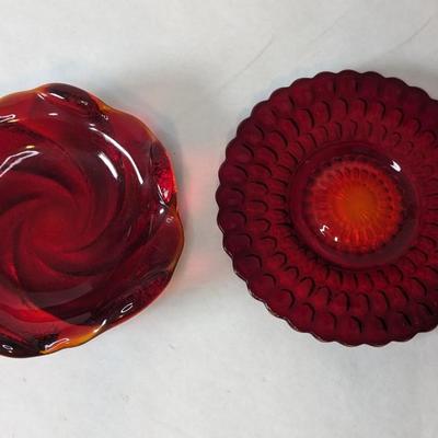 Red Fenton Glass 