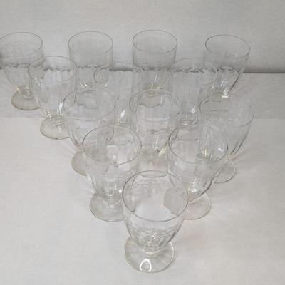 Depression Glass Water Goblets